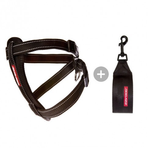 Ezydog Harness Chest Plate Black