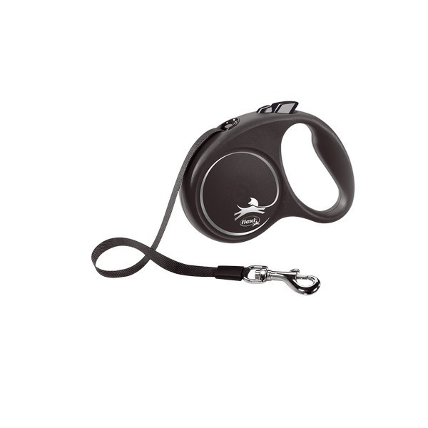 Flexi Black Design Small Tape 5M Black