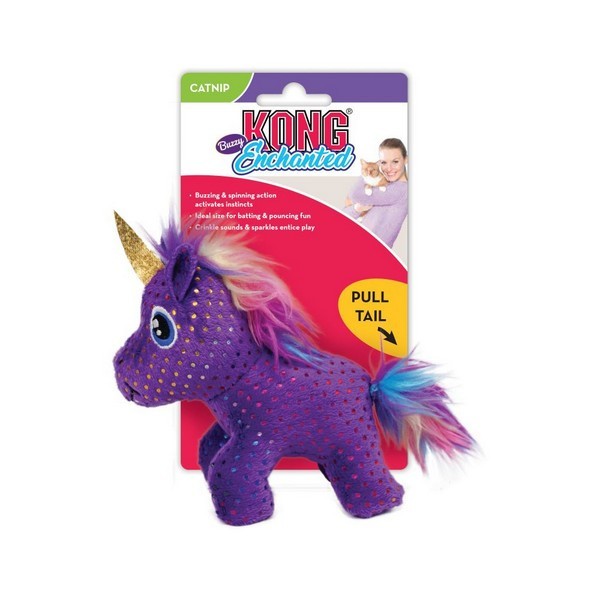 KONG Cat Enchanted Buzzy Unicorn