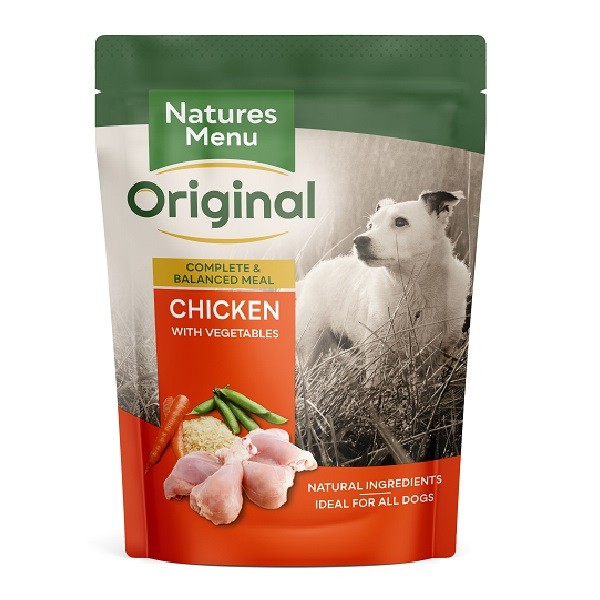 Natures Menu Adult - Chicken Dog Pouch 300g