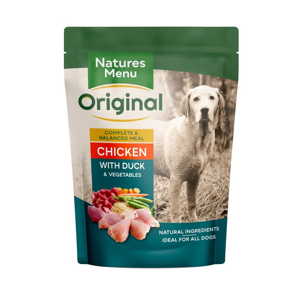 Natures Menu Adult - Chicken & Duck Dog Pouch 300g