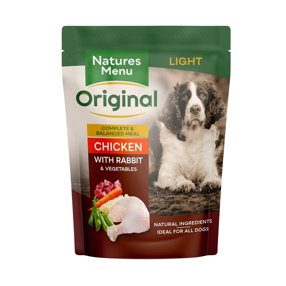Natures Menu Light - Chicken & Rabbit Dog Pouch 300g
