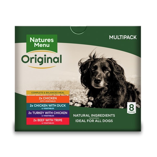 Natures Menu Dog Pouch Adult Multi 8Pk 300G