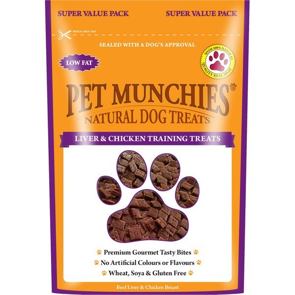 Pet Munchies Dog Training Liver And Chicken 150G