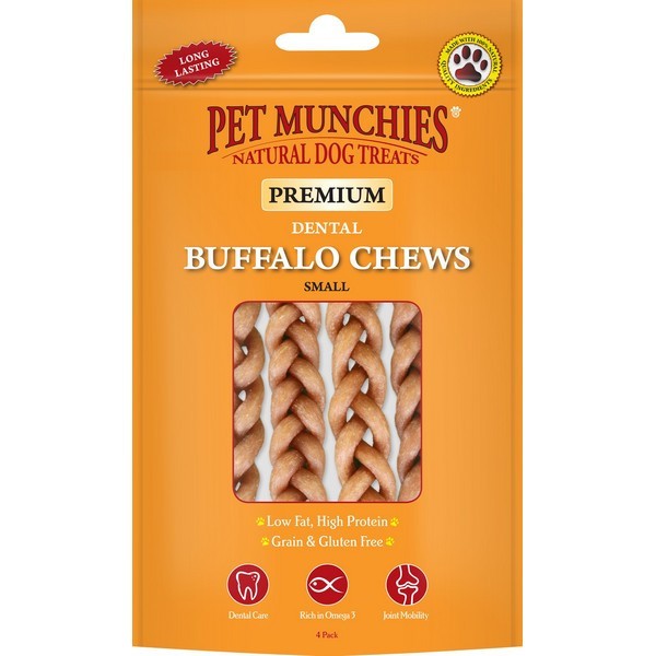 Pet Munchies Small Buffalo Dental Chews 55G