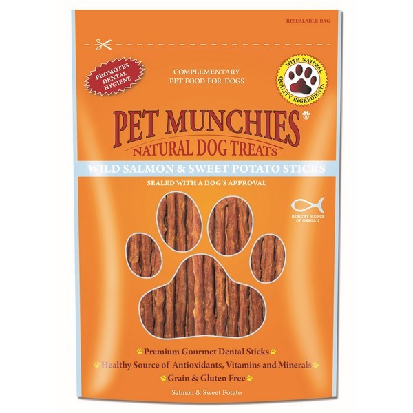 Pet Munchies Wild Salmon & Sweet Potato 90G