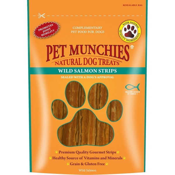 Pet Munchies Wild Salmon Strips 80G