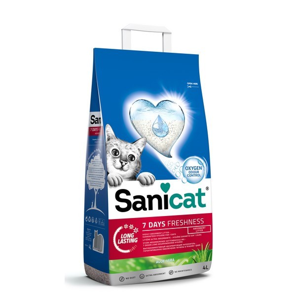Sanicat Aloe Vera 7 Day Litter 4L