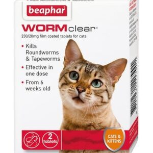 Beaphar Wormclear Cat 6Kg 2Tabs
