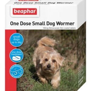 Beaphar Wormer One Dose Small Dogs 3 Tab