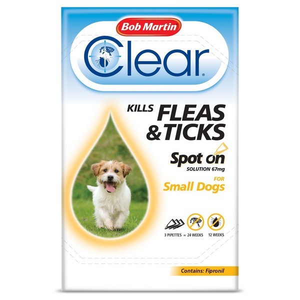 Bob Martin Flea Clear Spot On 3pk