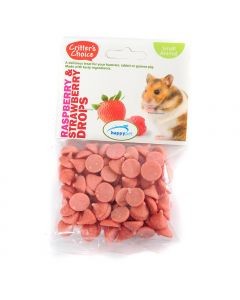 Critter's Choice Raspberry & Strawberry Drops 75g