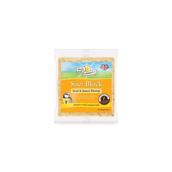 Harrisons Suet Block Seeds/Insects 300G