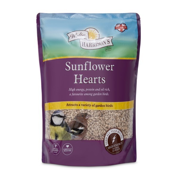 Harrisons Sunflower Hearts 2Kg Pouch