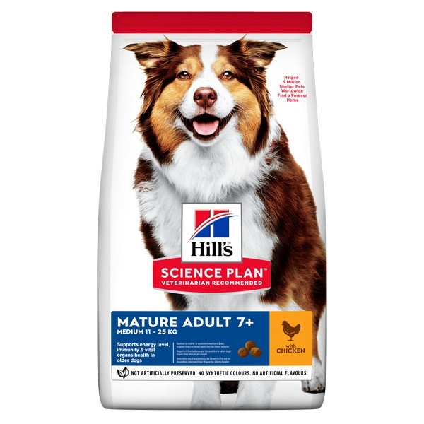 Hill's Science Plan 7+ Dog Mature Medium Chicken