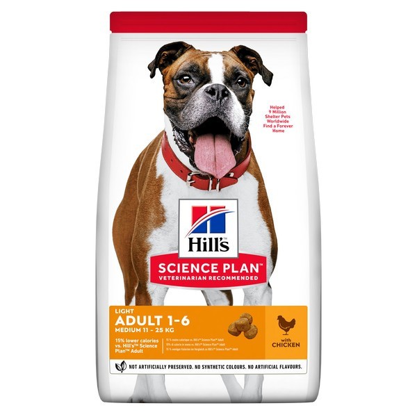 Hill's Science Plan Dog Light Medium Dry Chicken