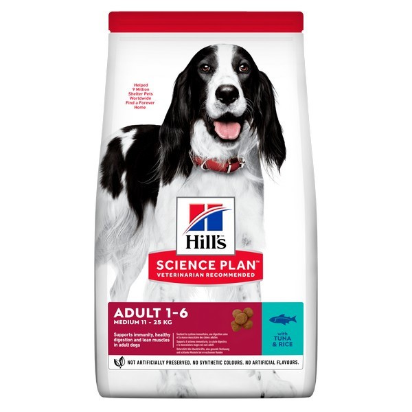Hill's Science Plan Dog Medium Dry Tuna 2.5Kg