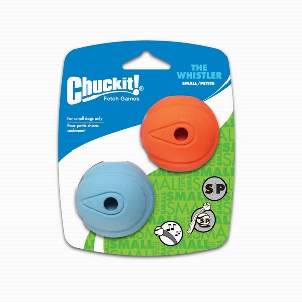 Chuckit The Whistler Ball 2 Pack Sma