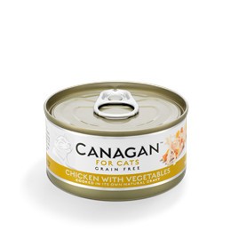 Canagan Cat Can - Chk + Vegetabl 75G