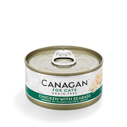 Canagan Cat Can - Chk + Seabass 75G