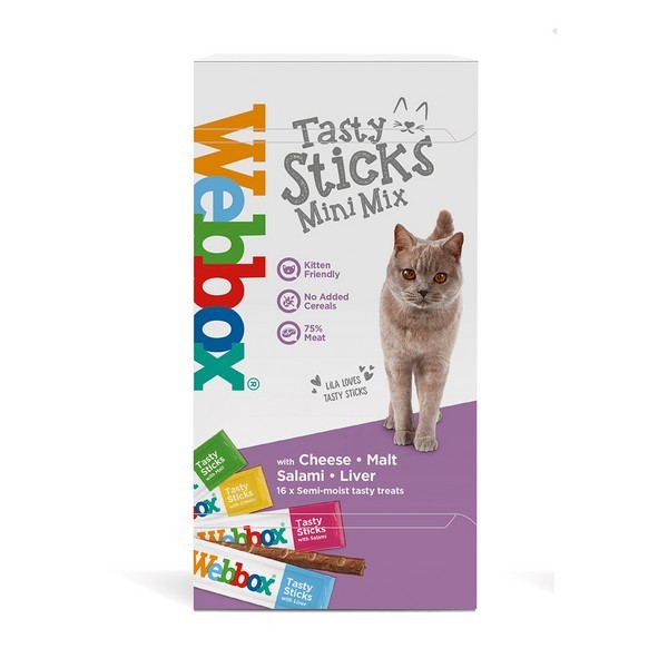Webbox Cats Del Mini Mix Cheese 16Stk