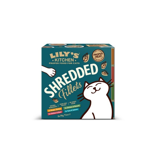 Lilys Shredded Fillets Multi 8X70G