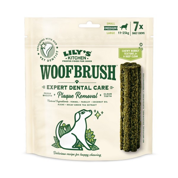 Lilys Woofbrush Dental Chew Medium 7Pk