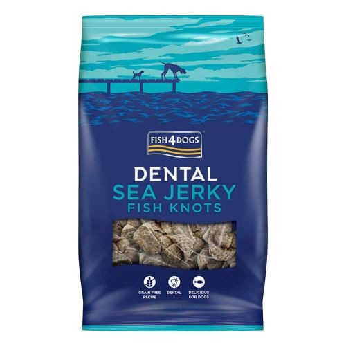 Fish 4 Dogs Dental Sea Jerky Fish Knots 500G