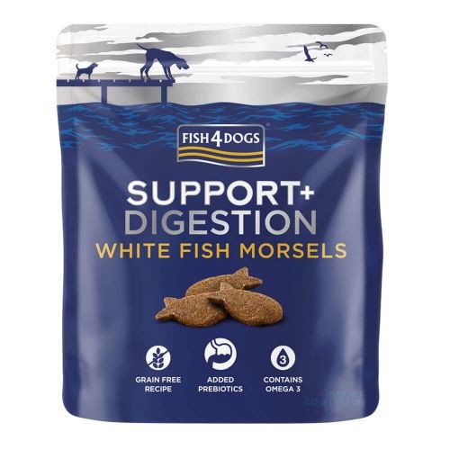 Fish 4 Dogs Support+ Digestion Morsels 225G