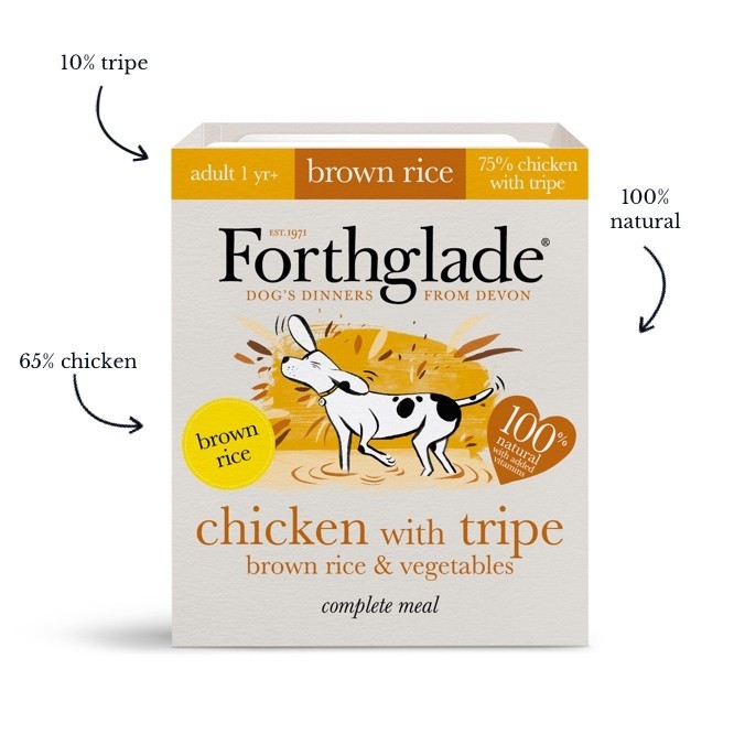 Forthglade Adult Chicken Tripe Rice 395G