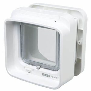 Sure Flap Dualscan Microchip Cat Flap White