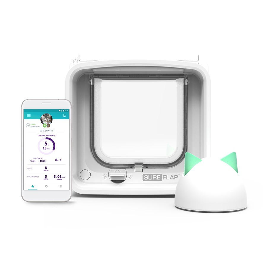 Sure Flap Microchip Cat Flap Connect - White