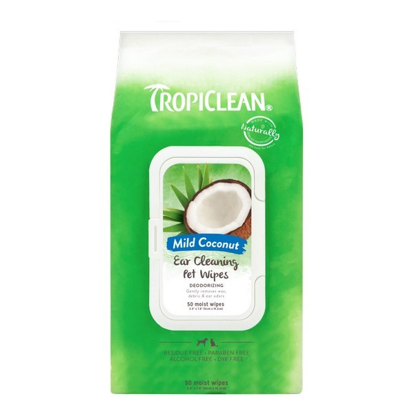 Tropiclean Ear Cleaning Wipes 50S