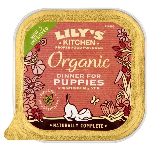 Lilys Organic Dinner Puppy Chicken 150G