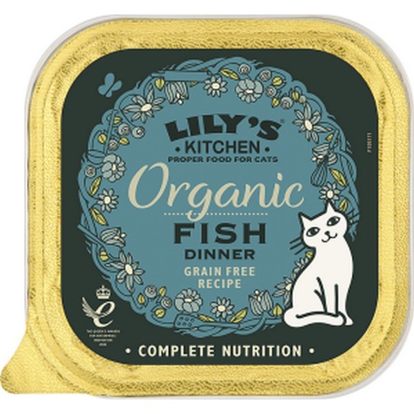 Lilys Organic Fish For Cats 85G