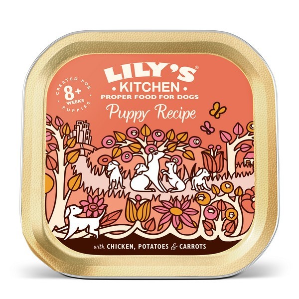 Lilys Puppy Chick & Carrot 150G
