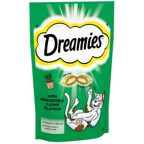 Dreamies Cat Treats With Catnip 60G