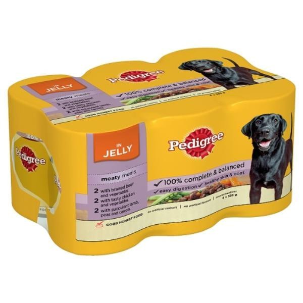 Pedigree Meaty Meals Jelly 6X400G