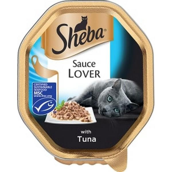 Sheba Sauce Lover Cat Tray Tuna 85G