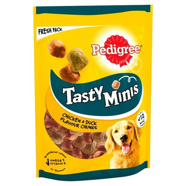Ped Tasty Minis Chewy Cubes Chk & Dck 130G