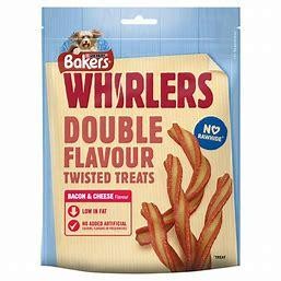 Bakers Dog Bacon And Cheese Whirler 130G