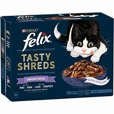 Felix Tasty Shreds Mixed Selection (12X80G)
