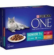Purina One Senior Cat Chicken (8X85G)