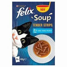 Felix Soup Strips Mixed Fish 6X48G