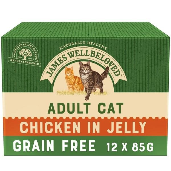 Jwb Adult Cat Gf Chicken Jelly 12X85G