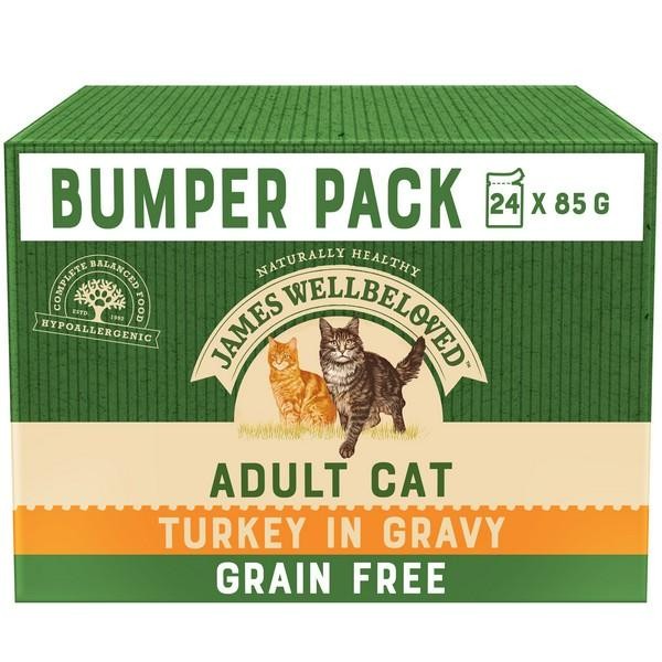 Jwb Pack Adult Cat Grain Free Turkey 24X85G