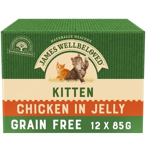 Jwb Kitten Grain Free Chicken Jelly 12X85G