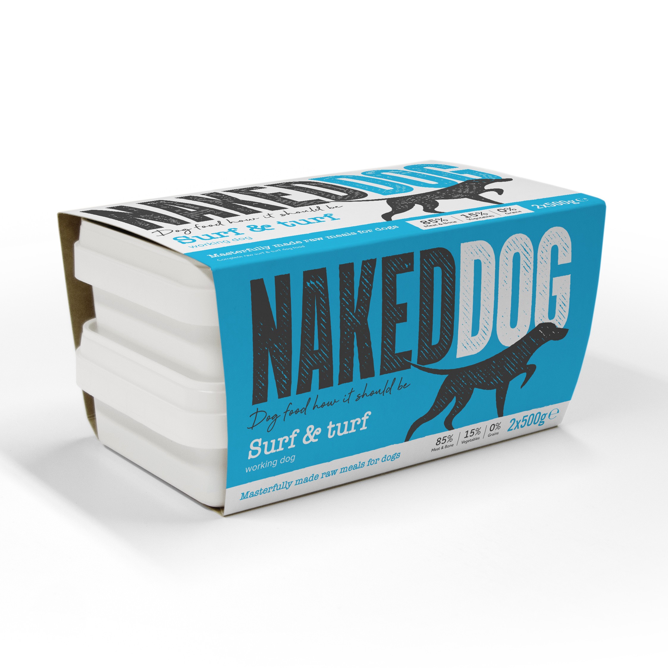 Naked Surf & Turf Working Dog 2 X 500G