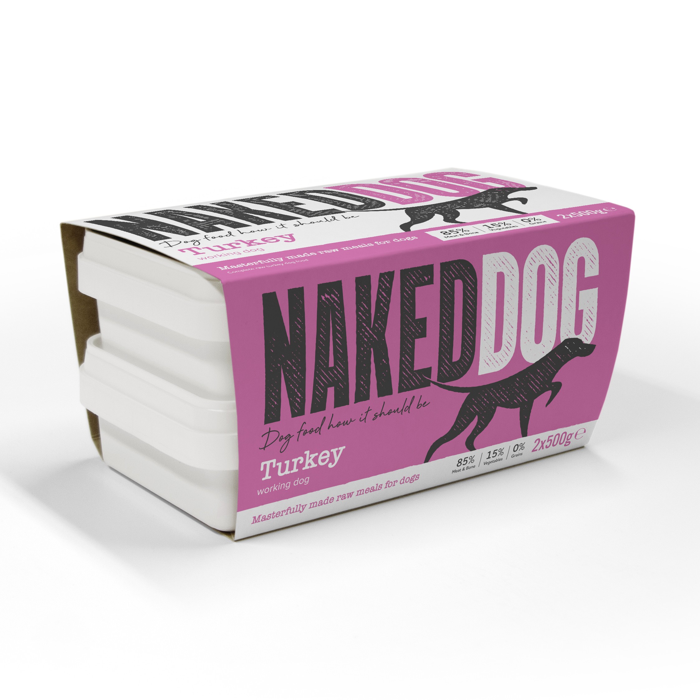 Naked Turkey Working Dog 2 X 500G