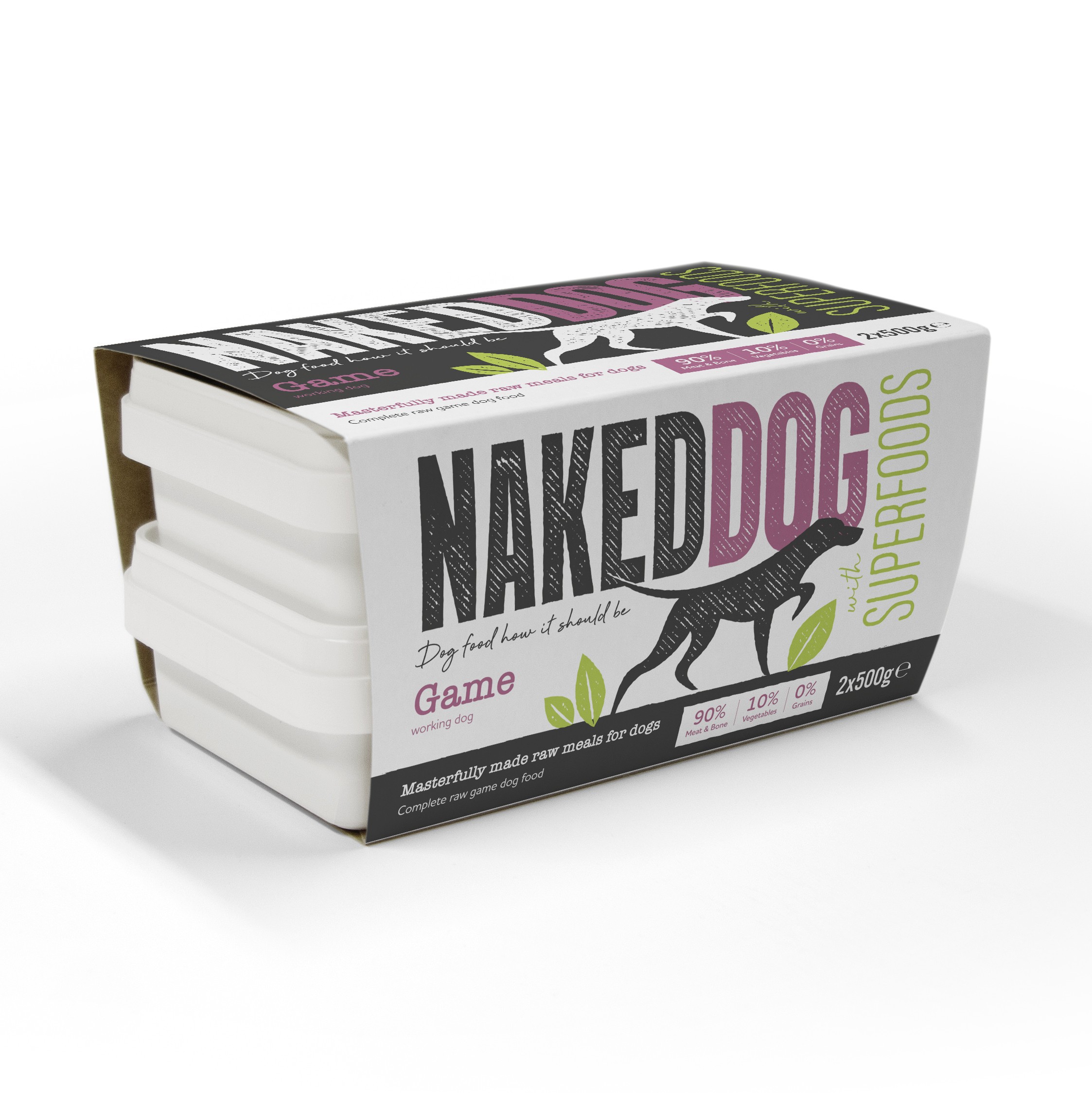 Naked Dog With Superfoods Game 2 X 500G